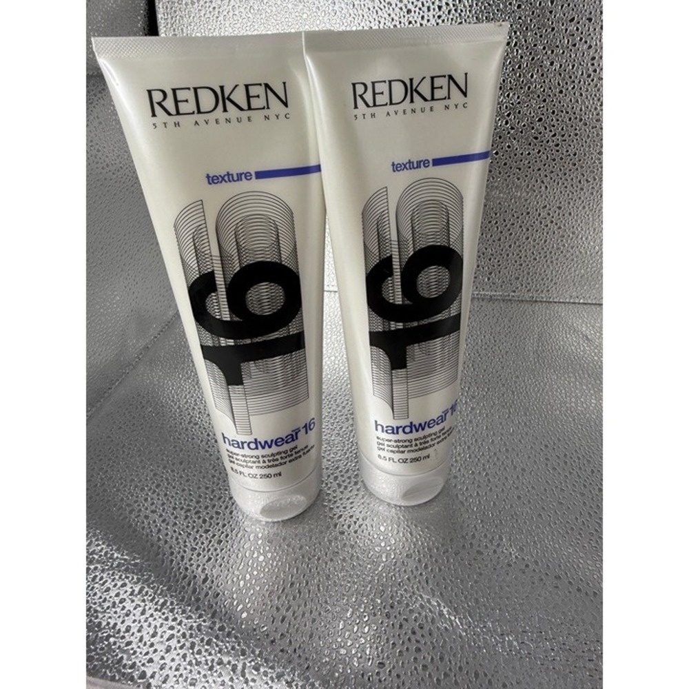 2 REDKEN 16 HARDWEAR SUPER STRONG‎ SCULPTING GEL 8.5 oz